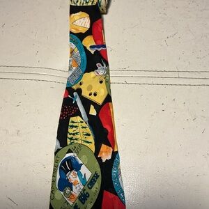 Nicole Miller Kids Tie with Cheese and Mouse Design